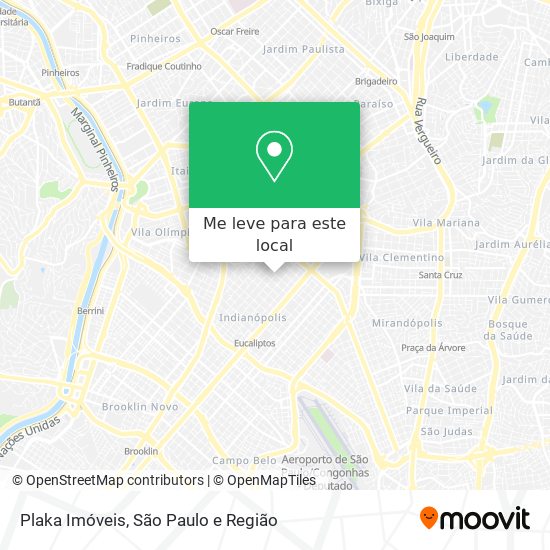 Plaka Imóveis mapa