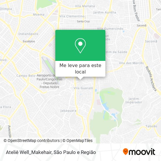 Ateliê Well_Makehair mapa