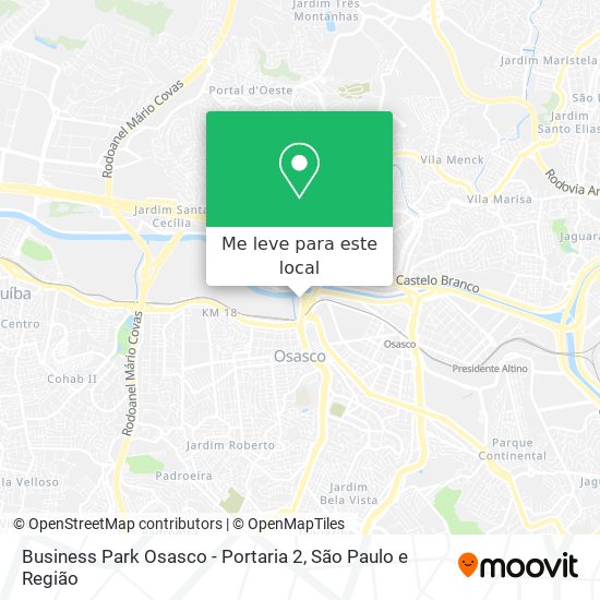 Business Park Osasco - Portaria 2 mapa