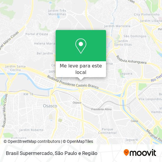 Brasil Supermercado mapa