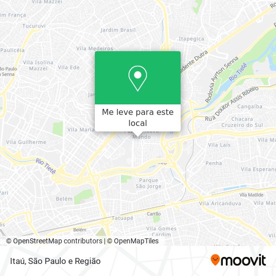 Itaú mapa