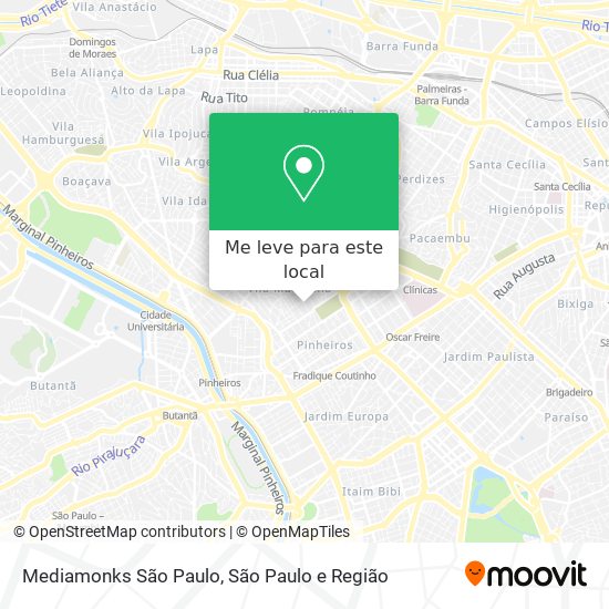 Mediamonks São Paulo mapa