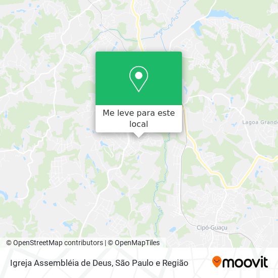 Igreja Assembléia de Deus mapa