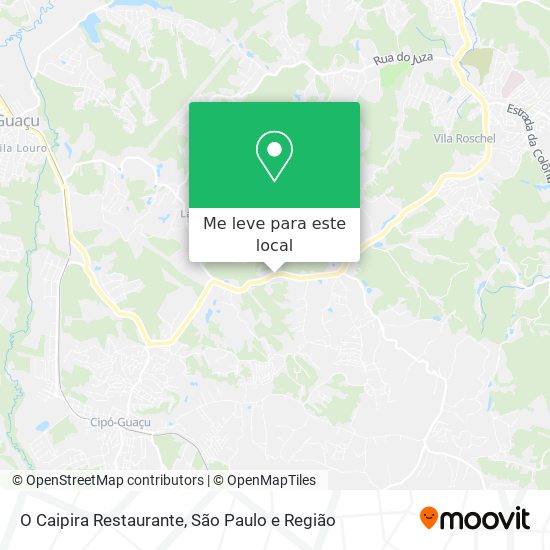 O Caipira Restaurante mapa