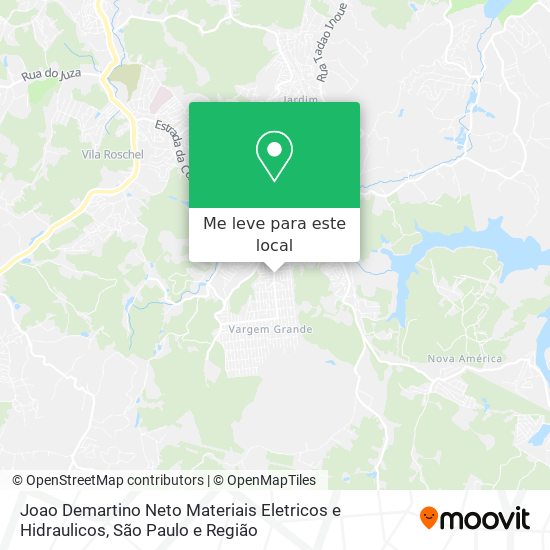 Joao Demartino Neto Materiais Eletricos e Hidraulicos mapa
