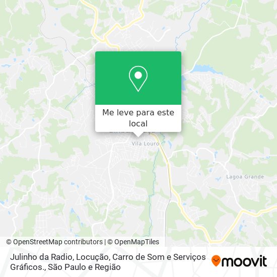 Julinho da Radio, Locução, Carro de Som e Serviços Gráficos. mapa