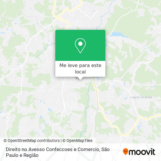 Direito no Avesso Confeccoes e Comercio mapa