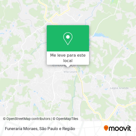 Funeraria Moraes mapa