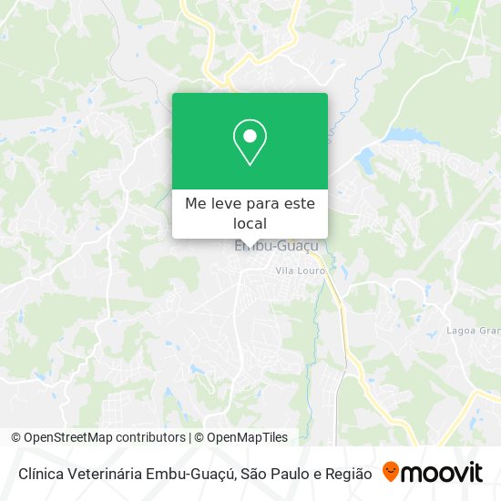 Clínica Veterinária Embu-Guaçú mapa