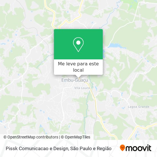 Pissk Comunicacao e Design mapa