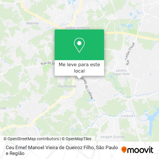 Ceu Emef Manoel Vieira de Queiroz Filho mapa