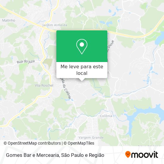 Gomes Bar e Mercearia mapa