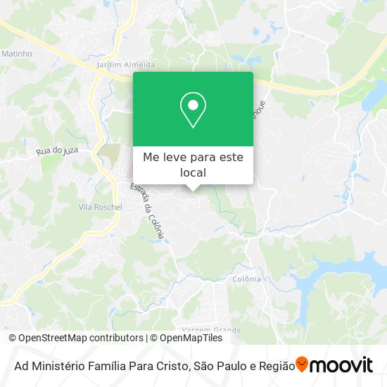 Ad Ministério Família Para Cristo mapa