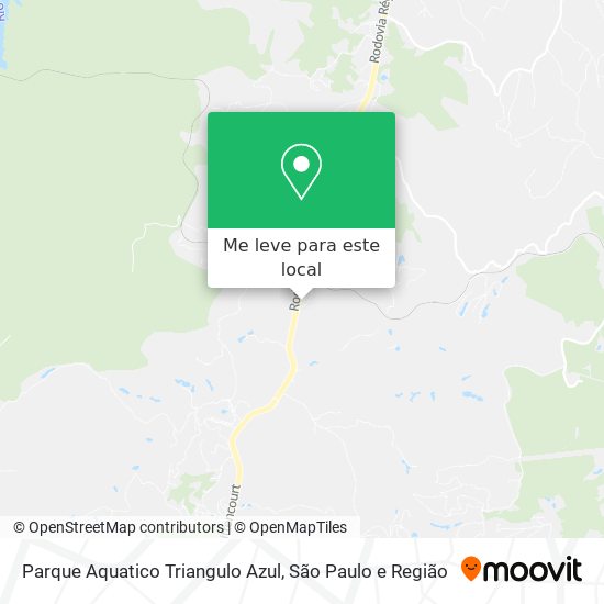 Parque Aquatico Triangulo Azul mapa