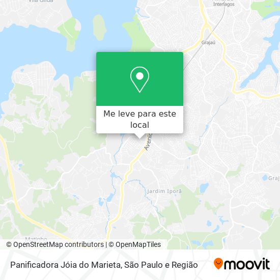 Panificadora Jóia do Marieta mapa