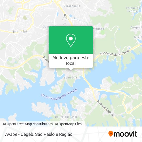 Avape - Uegeb mapa