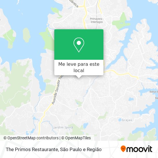 The Primos Restaurante mapa