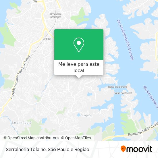 Serralheria Tolaine mapa