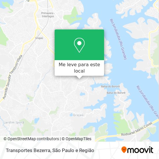 Transportes Bezerra mapa