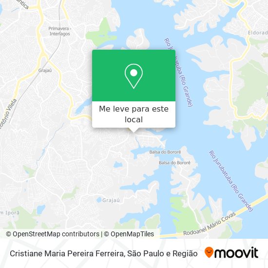 Cristiane Maria Pereira Ferreira mapa