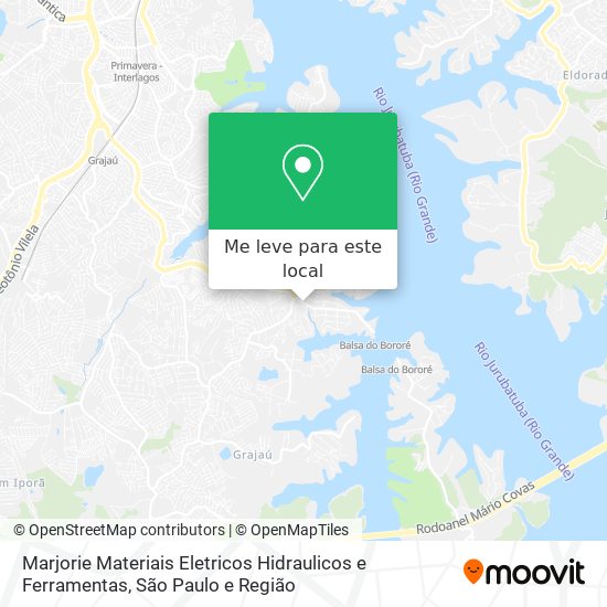 Marjorie Materiais Eletricos Hidraulicos e Ferramentas mapa