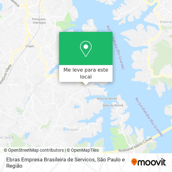 Ebras Empresa Brasileira de Servicos mapa