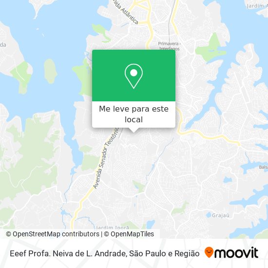 Eeef Profa. Neiva de L. Andrade mapa