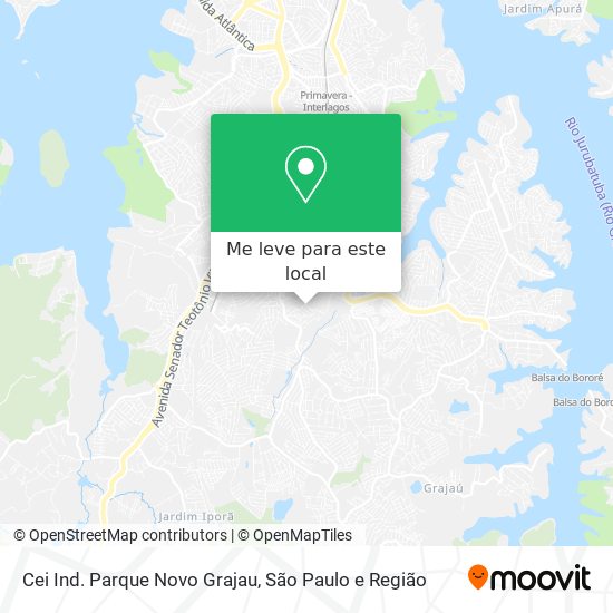 Cei Ind. Parque Novo Grajau mapa