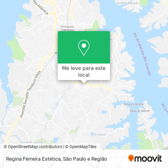 Regina Ferreira Estética mapa