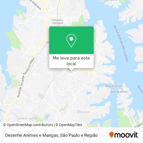 Desenhe Animes e Mangas mapa