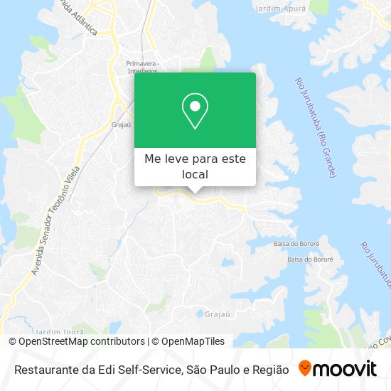 Restaurante da Edi Self-Service mapa