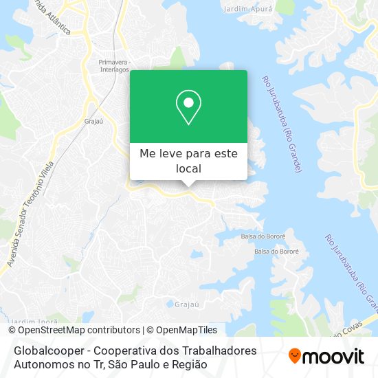 Globalcooper - Cooperativa dos Trabalhadores Autonomos no Tr mapa