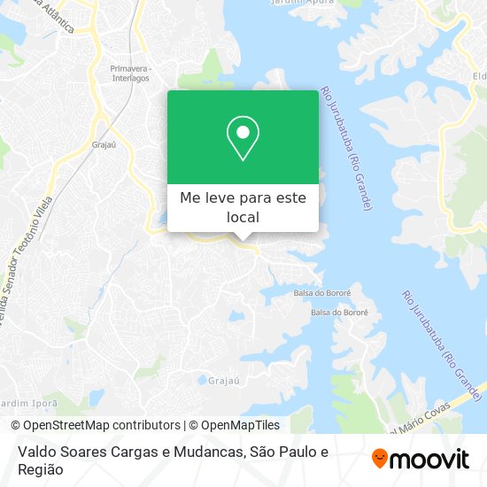 Valdo Soares Cargas e Mudancas mapa
