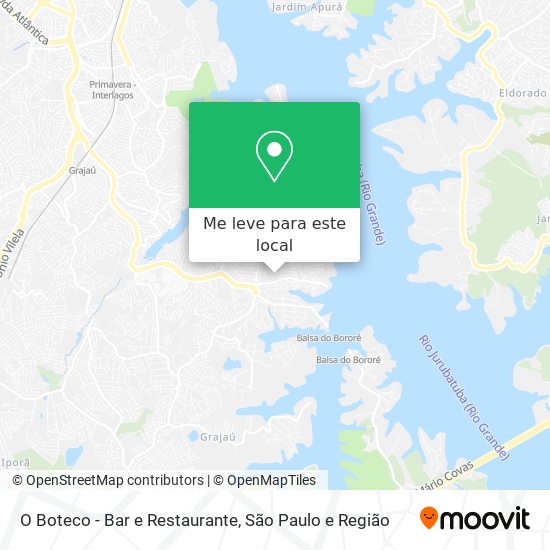 O Boteco - Bar e Restaurante mapa