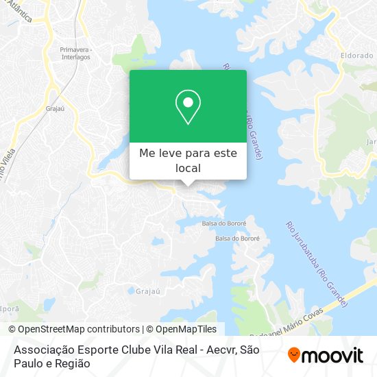 Associação Esporte Clube Vila Real - Aecvr mapa