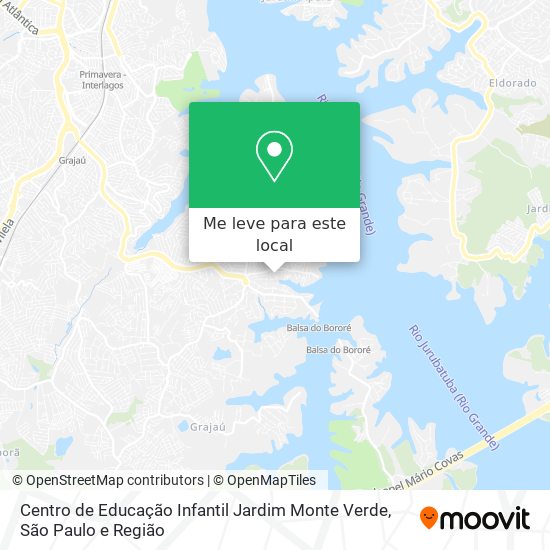 Centro de Educação Infantil Jardim Monte Verde mapa