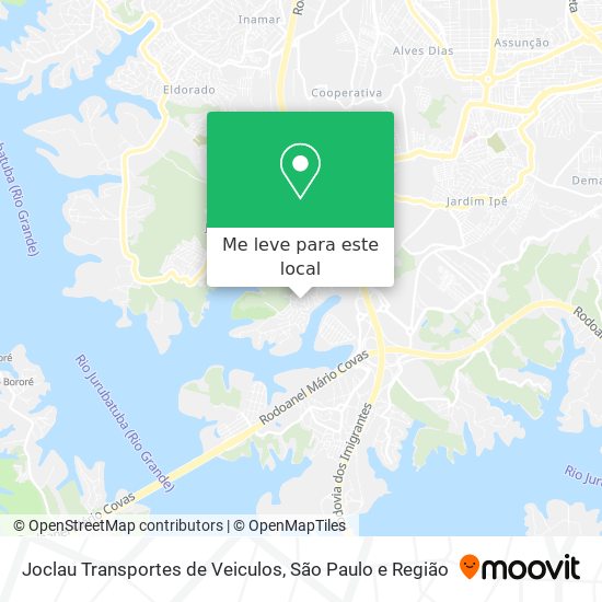Joclau Transportes de Veiculos mapa