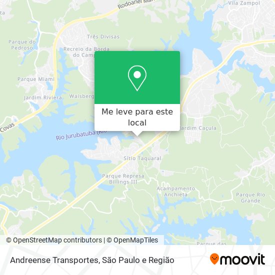Andreense Transportes mapa
