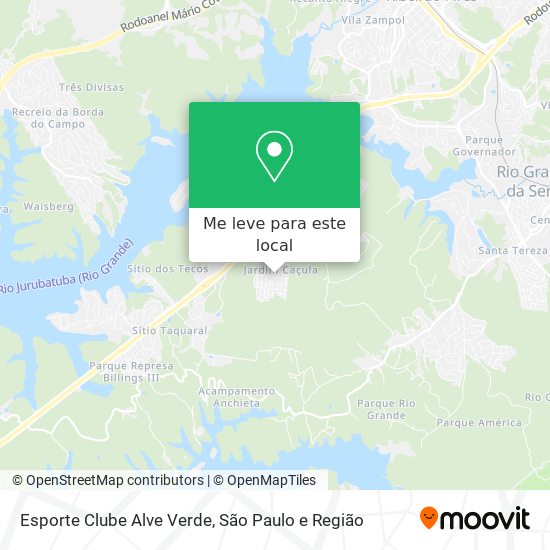 Esporte Clube Alve Verde mapa