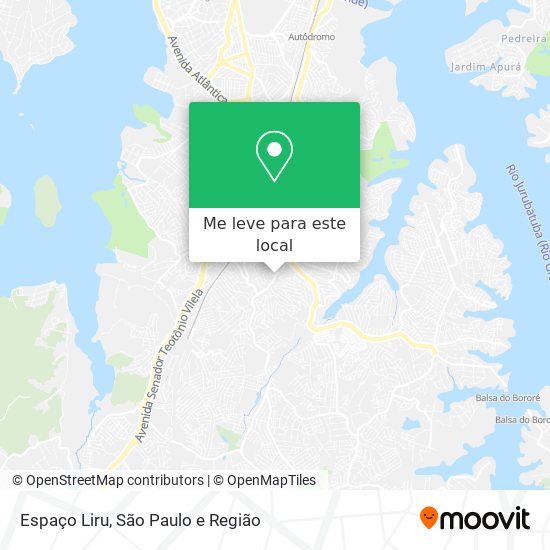 Espaço Liru mapa