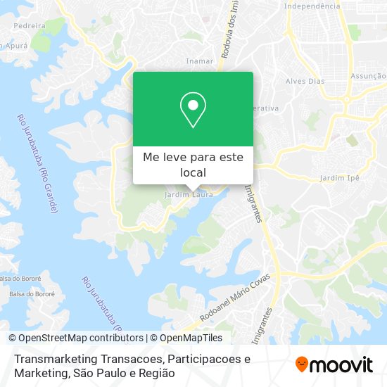Transmarketing Transacoes, Participacoes e Marketing mapa