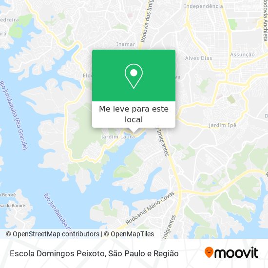 Escola Domingos Peixoto mapa