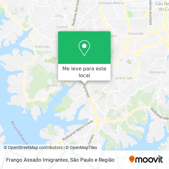 Frango Assado Imigrantes mapa