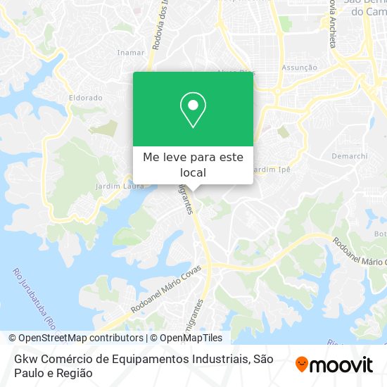 Gkw Comércio de Equipamentos Industriais mapa