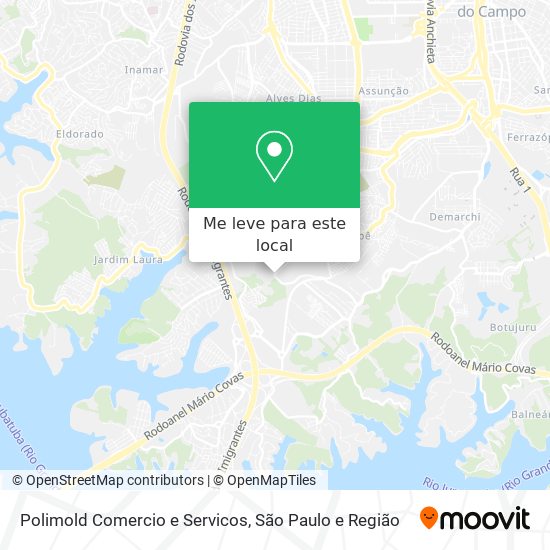 Polimold Comercio e Servicos mapa