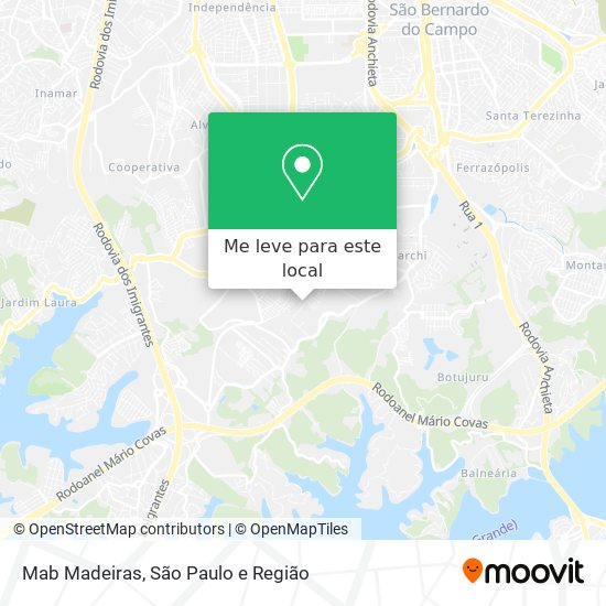 Mab Madeiras mapa