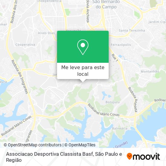 Associacao Desportiva Classista Basf mapa