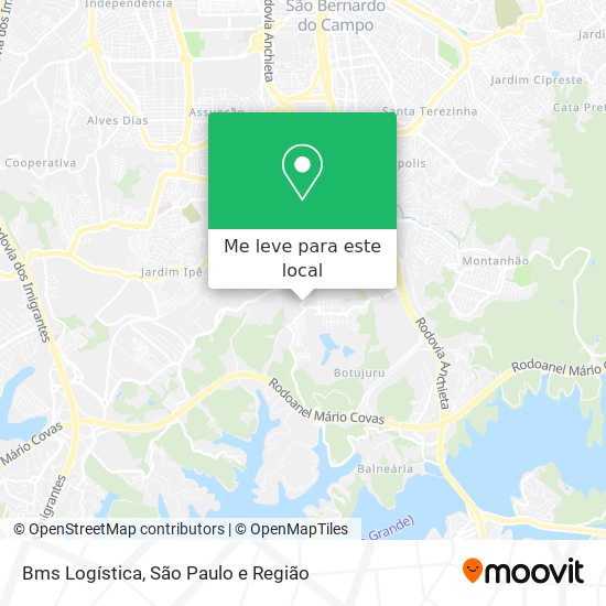 Bms Logística mapa