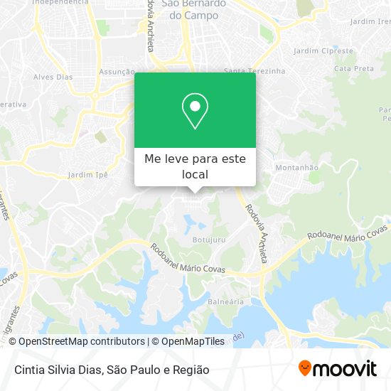 Cintia Silvia Dias mapa