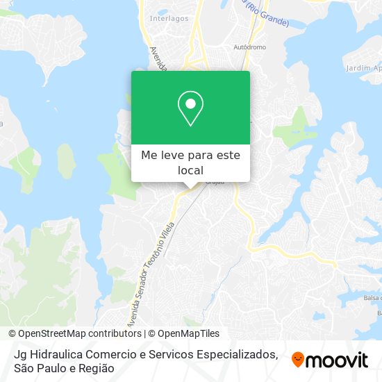 Jg Hidraulica Comercio e Servicos Especializados mapa